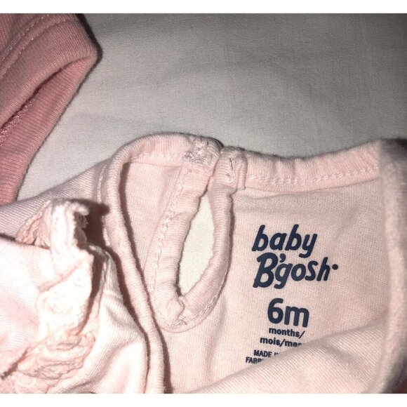 Baby Girl One Piece Bib Bundle 6M Carters Butterfly Duck Ruffles Short Long - Picture 6 of 7